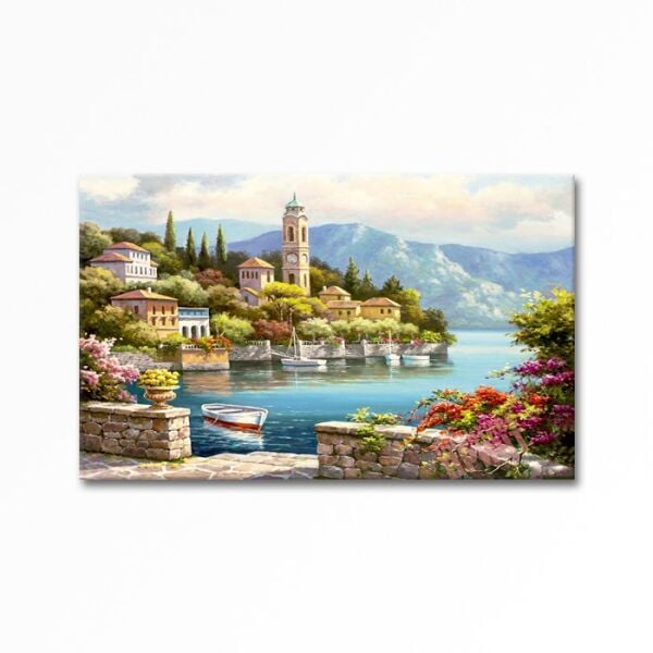 Kabartmalı Saat Kulesi Tablo
