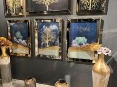 Ayna Çerçevel Tablo, 3 lü Set