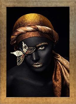 Çerçeveli Tablo, Afrikalı Kadın 70 x 100cm