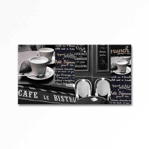 Kabartmalı Cafe Le Bıstre Tablo