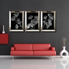 Ayna Çerçevel Tablo, 3 lü Set