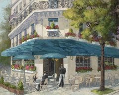 Çiçekli Ev  Tablo
